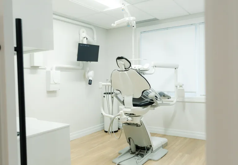 room with dentist chair